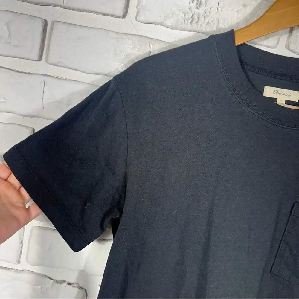 Madewell Pocket Tee Dress Black Size Small - Picture 11 of 13